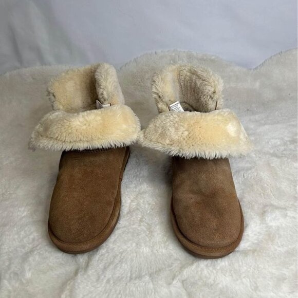 Woman’s leather/suede SoftMoc boots. Size 8. Excellent condition. Gold buckle. W - Picture 4 of 10